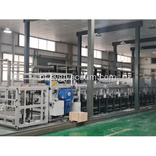 Forno de deposição de vapor físico a vácuo